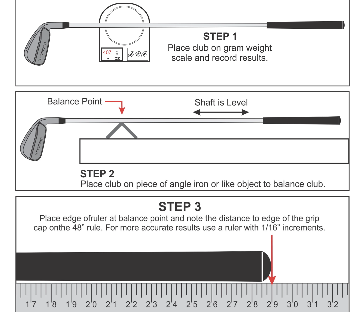 CÁCH XÁC ĐỊNH SWINGWEIGHT CỦA GẬY GOLF ONLINE